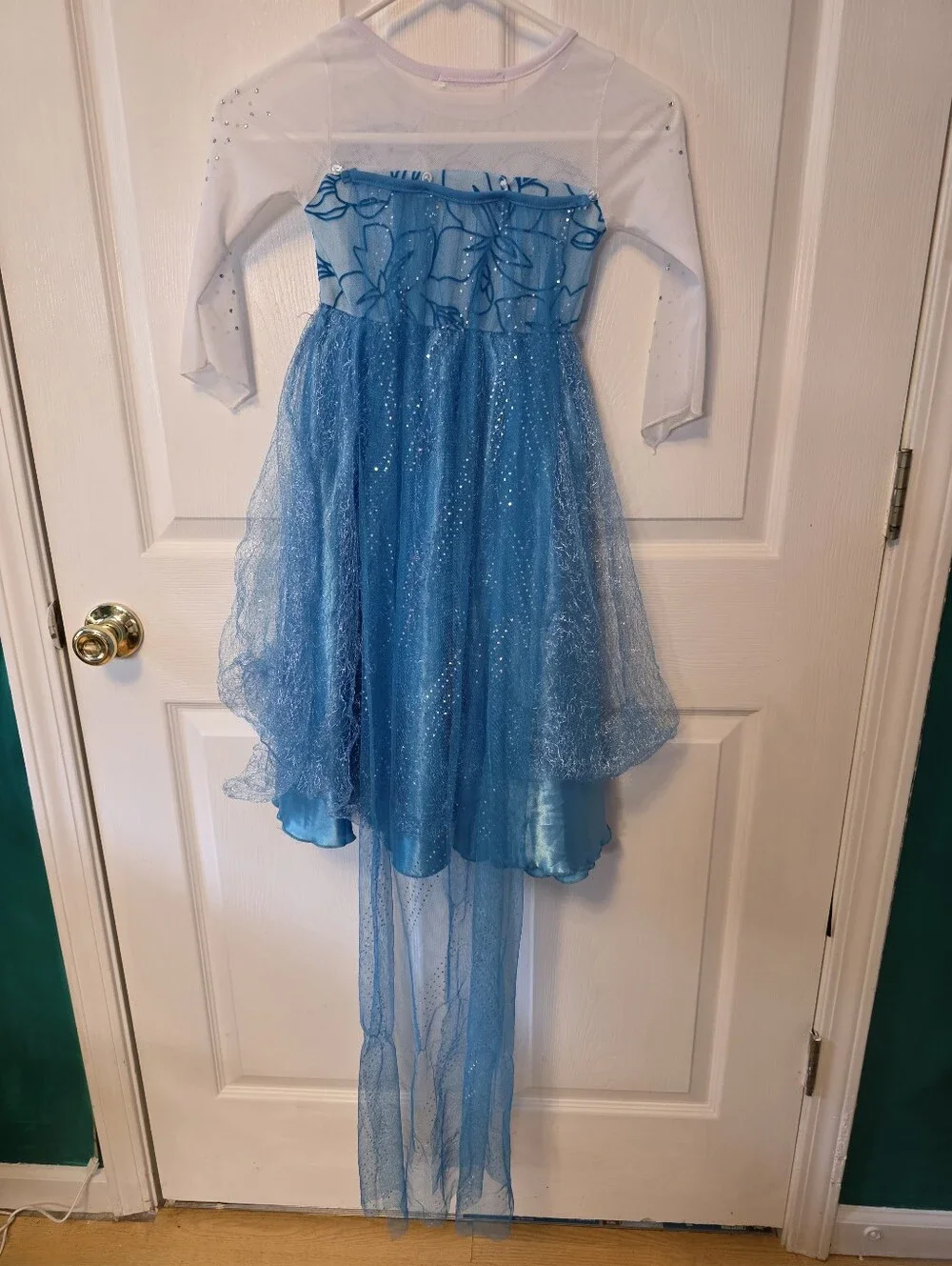 Blue Snowflake Princess Dress Costume Girls 100